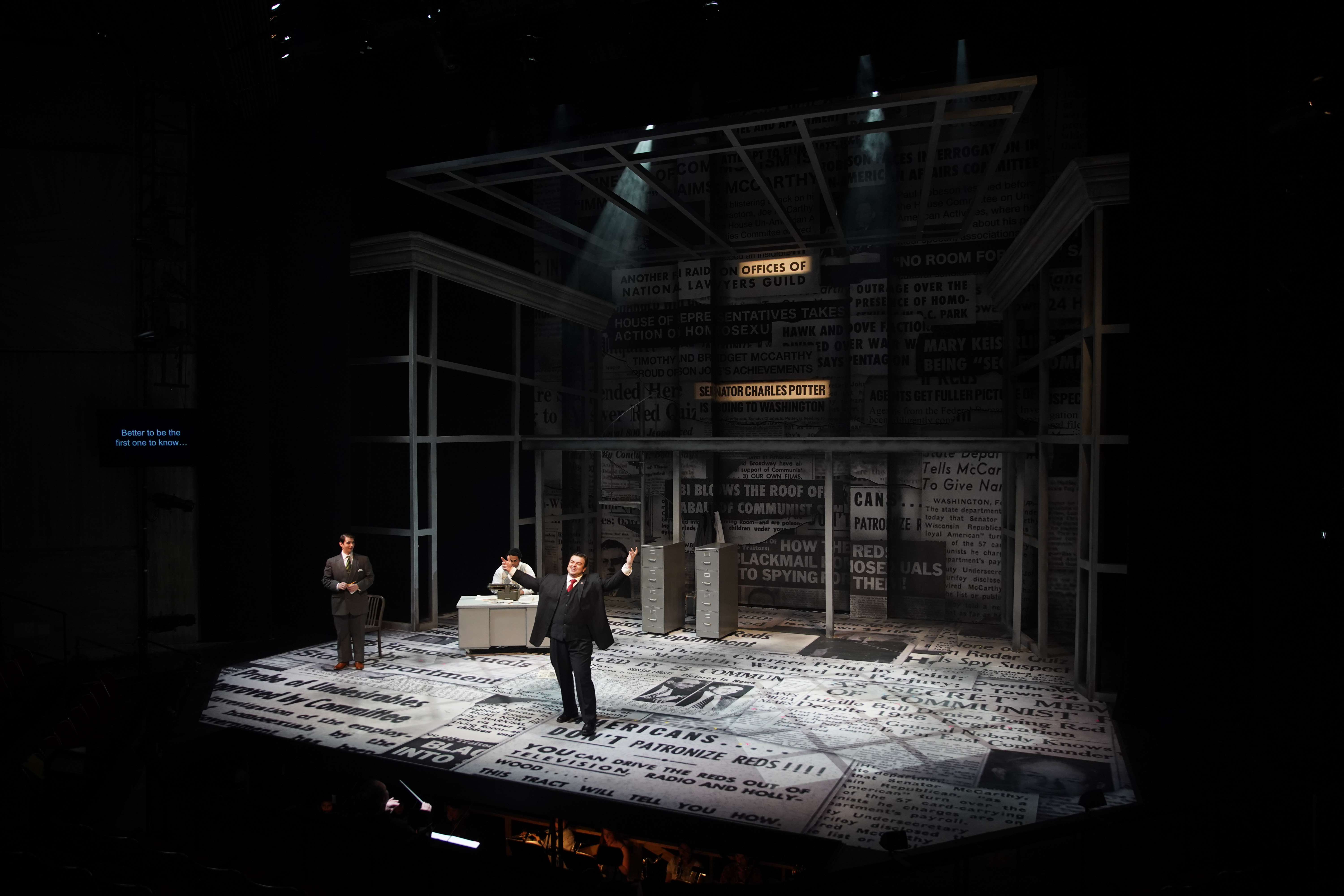 Ryan Henry in theatrical stage performance